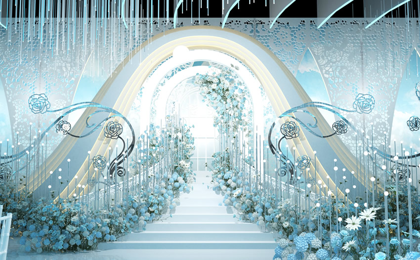 金乡釡香烙馍村水晶厅效果展示